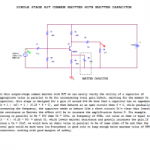 single stage common emitter with emitter capacitance