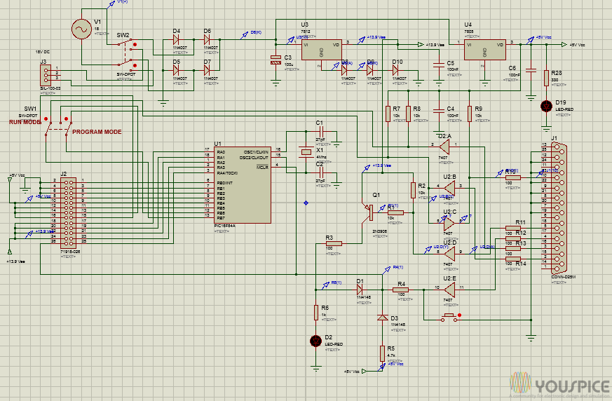 icsp (in circuit serial programming) board based on pic16f84 youspiceicsp (in circuit serial programming) board based on pic16f84 🔍 ic prog