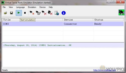 virtual serial port Emulator software
